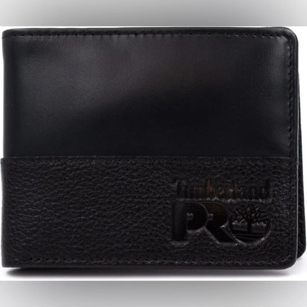 TIMBERLAND Contrast Bifold Wallet, Black, NWT